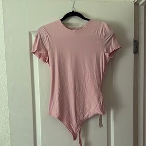 Pink Women's Abercrombie bodysuit